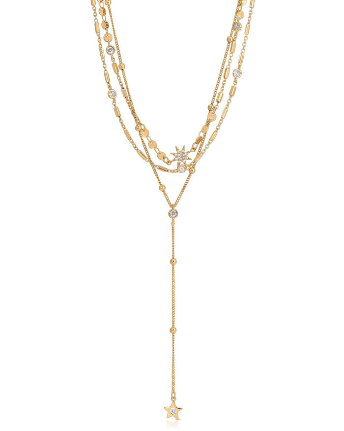 Forever Falling Multi-Chain Lariat Choker