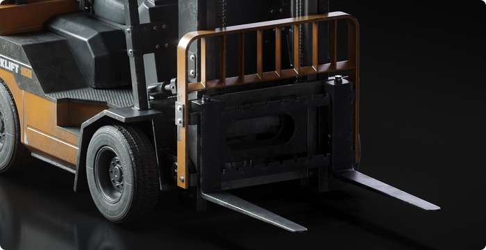 Forklift 3D Model
