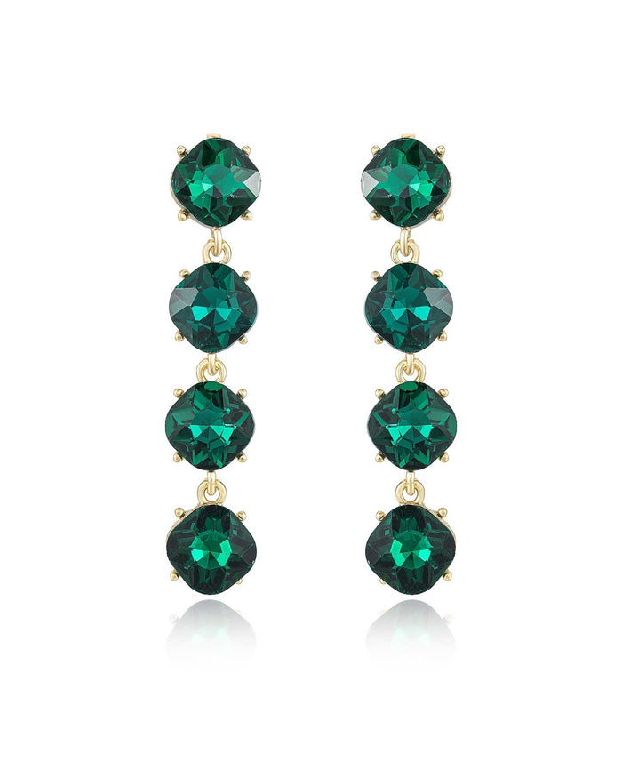 Emerald Crystal with 18k Gold Plating / One Size