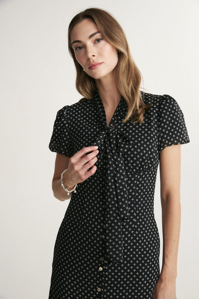 Front tie dress