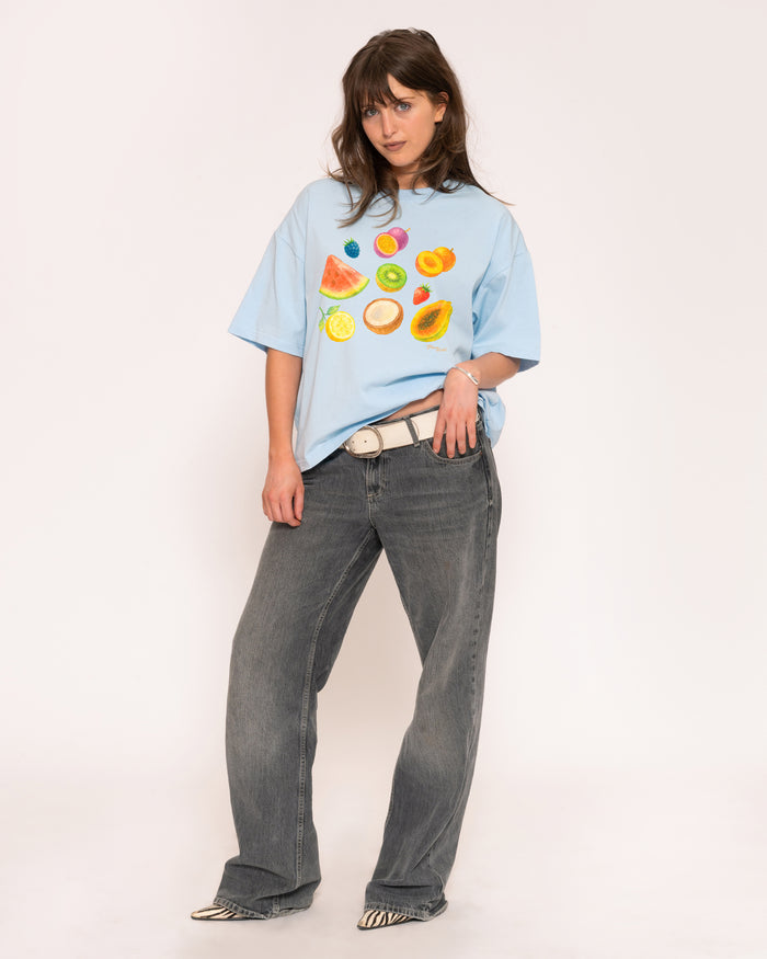 Fruit Platter Boxy Crop Tee