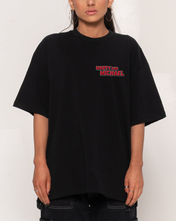 FTS (Follow the Science) Black Oversized Tee