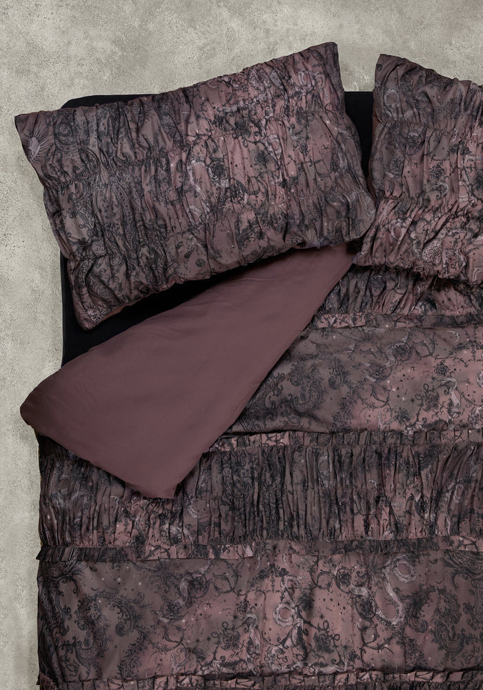 Gaia Celestial Ruched Bedding - US Queen