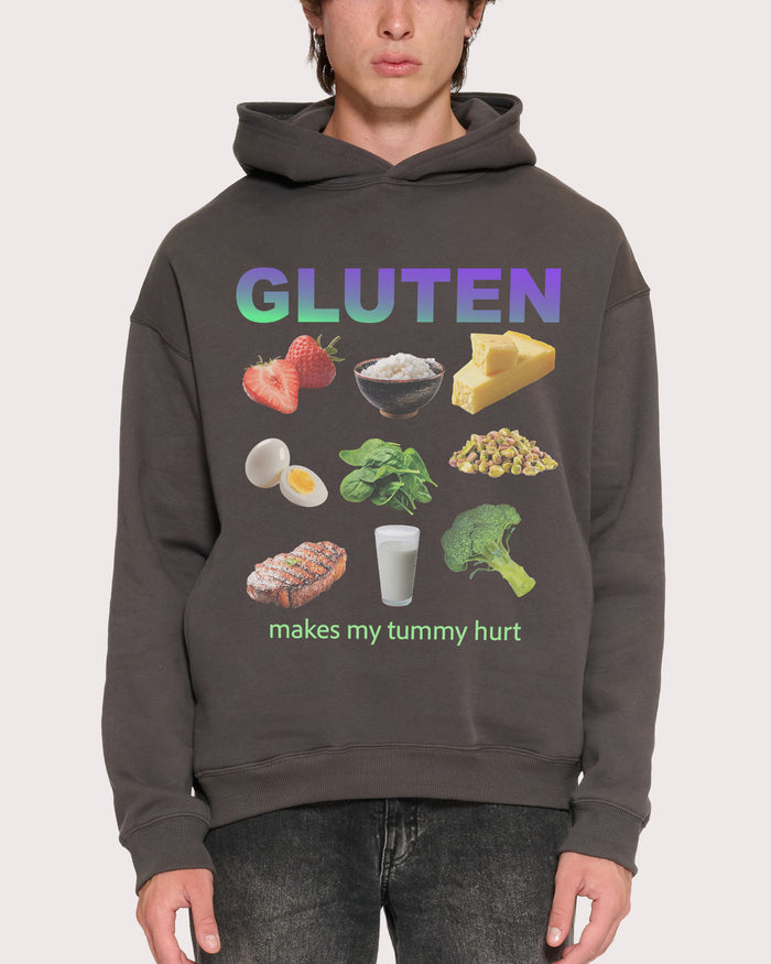 Gluten Starter Pack Charcoal Hoodie
