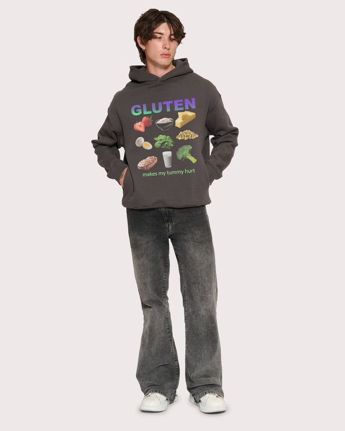 Gluten Starter Pack Charcoal Hoodie