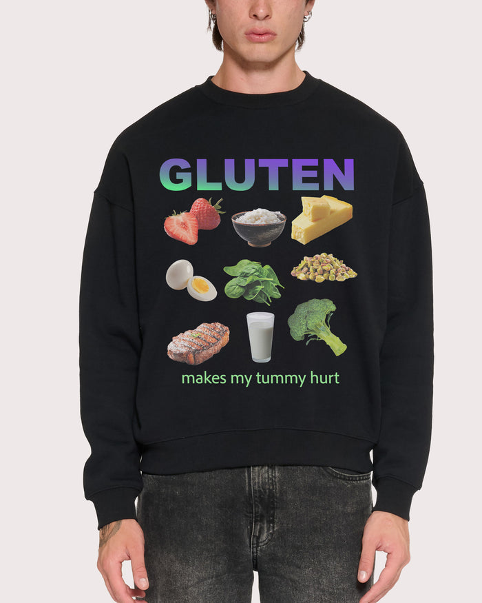 Gluten Starter Pack Black Sweatshirt
