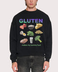 Gluten Starter Pack Black Sweatshirt