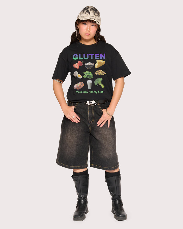 Gluten Starter Pack Black T-Shirt