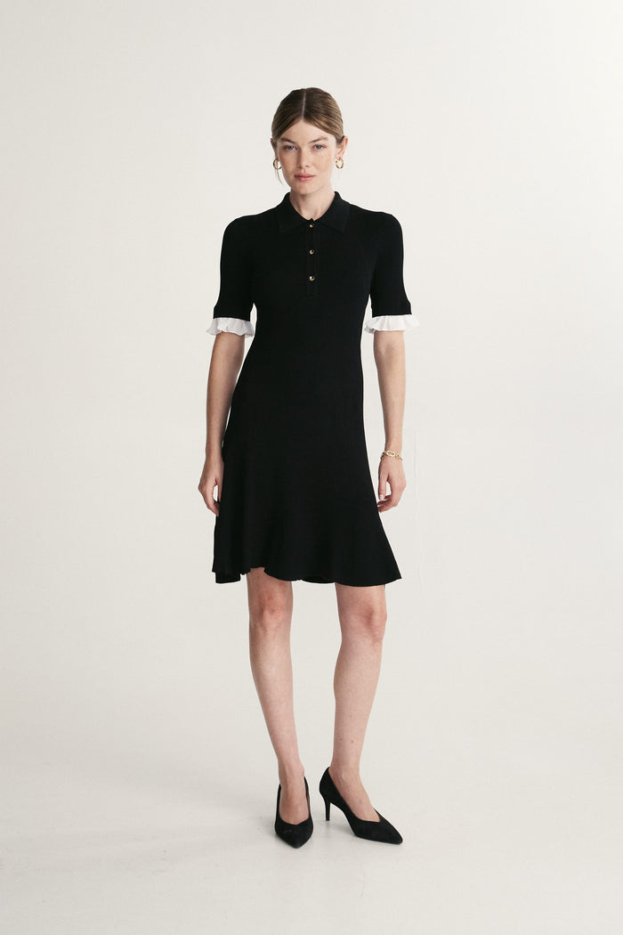 Godets rib dress