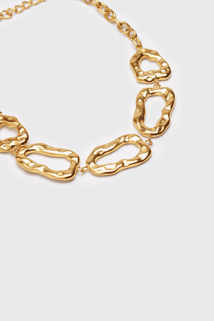 Golden chain bracelet