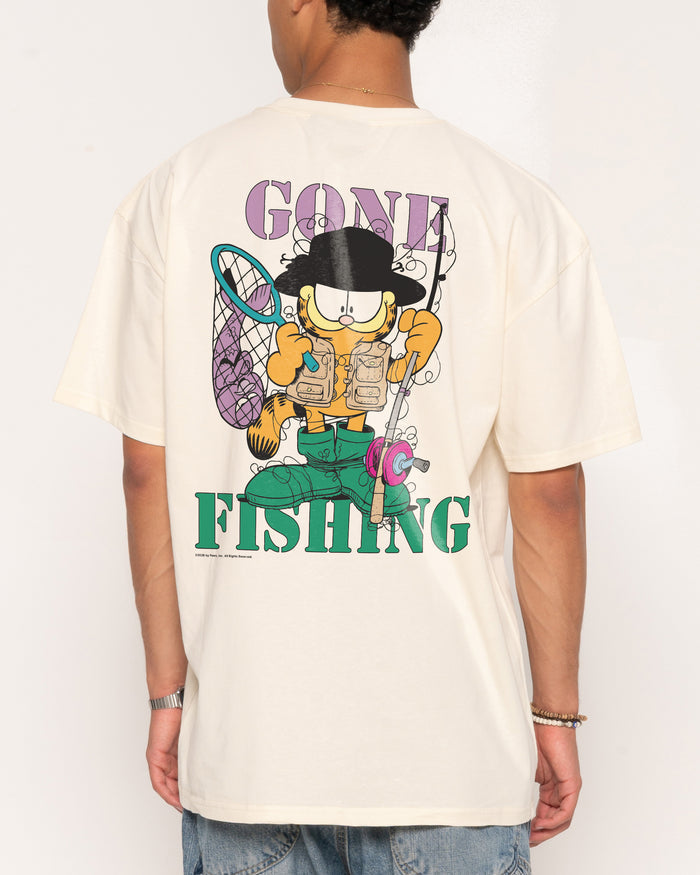 Gone Fishing Natural T-Shirt
