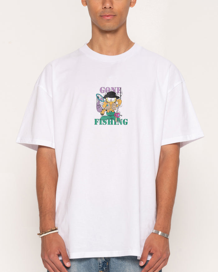 Gone Fishing White T-Shirt
