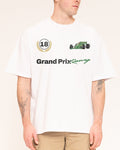 Grand Prix Racing White Oversized Tee