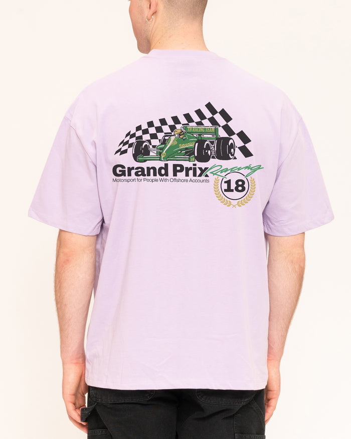 Grand Prix Racing Lilac Oversized Tee