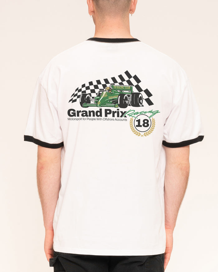 Grand Prix Racing Black Ringer T-Shirt