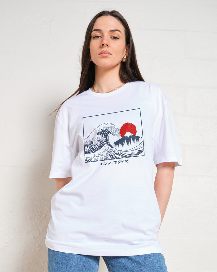 Great Fuji Wave T-Shirt Australia Online