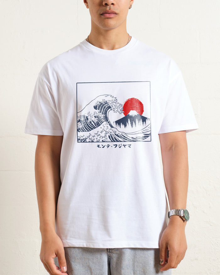 Great Fuji Wave T-Shirt Australia Online