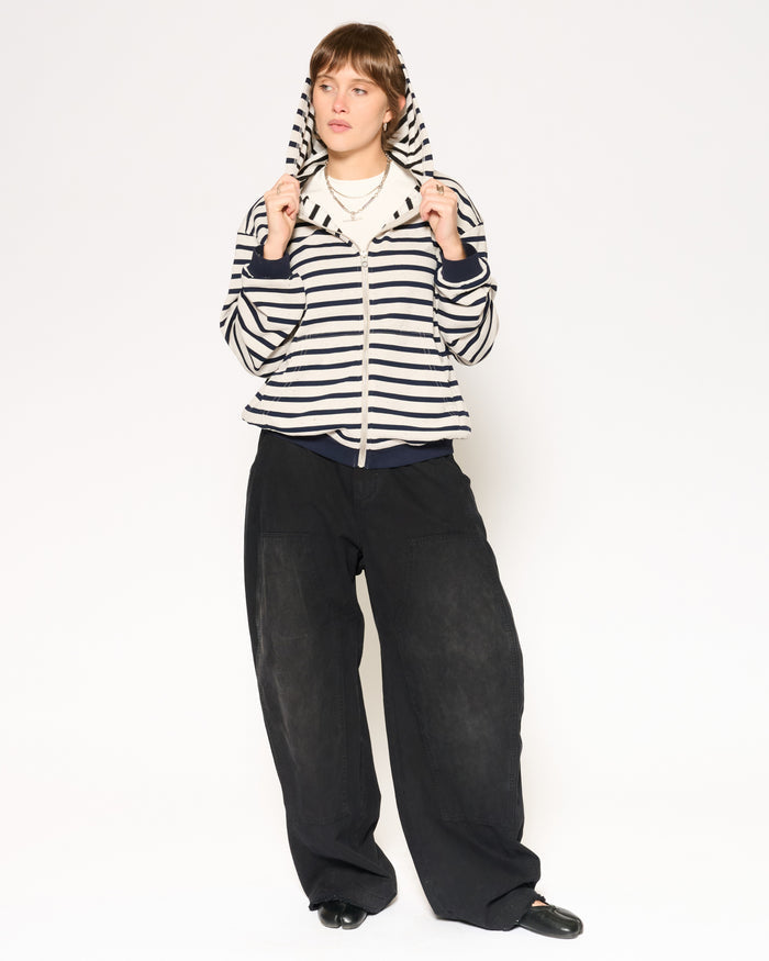 Headliner Stripe Zip Hoodie