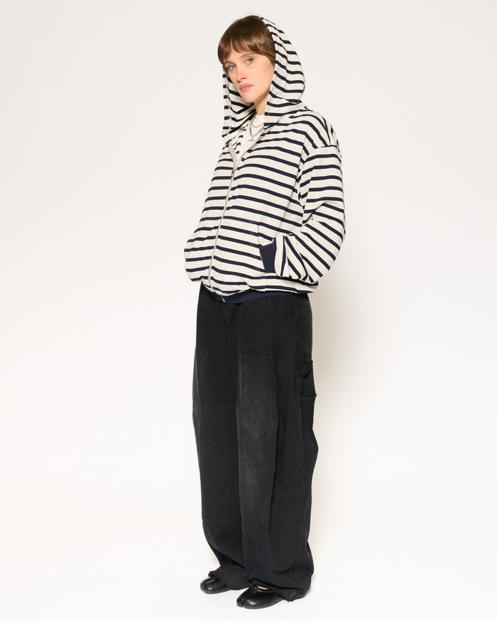 Headliner Stripe Zip Hoodie