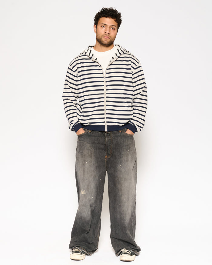 Headliner Stripe Zip Hoodie
