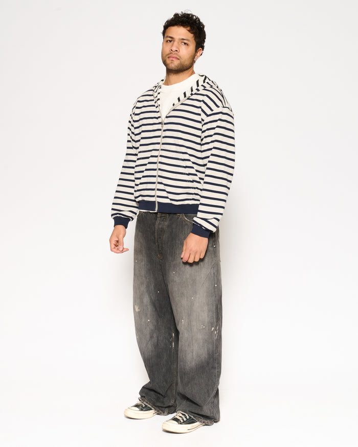 Headliner Stripe Zip Hoodie
