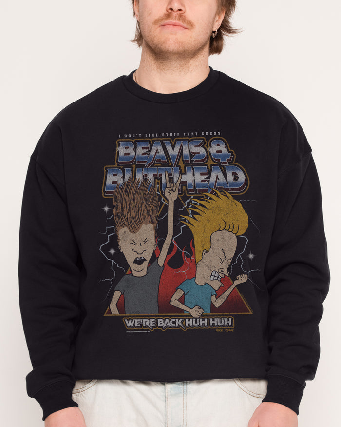 Heh Heh Metalheads Sweatshirt