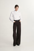 High waist straight jean