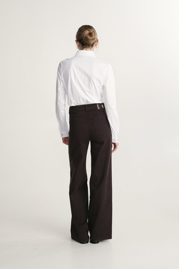 High waist straight jean