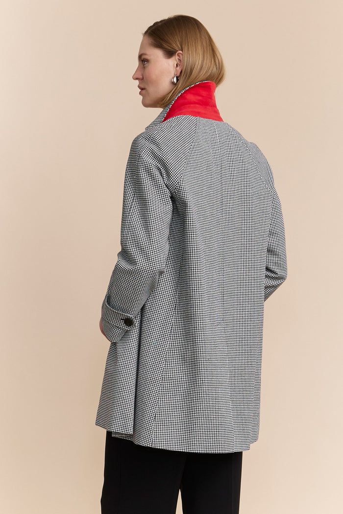 Houndstooth coat