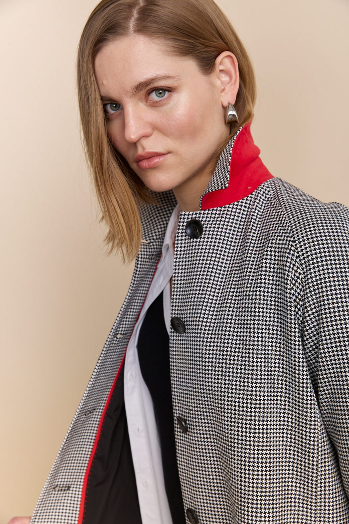 Houndstooth coat