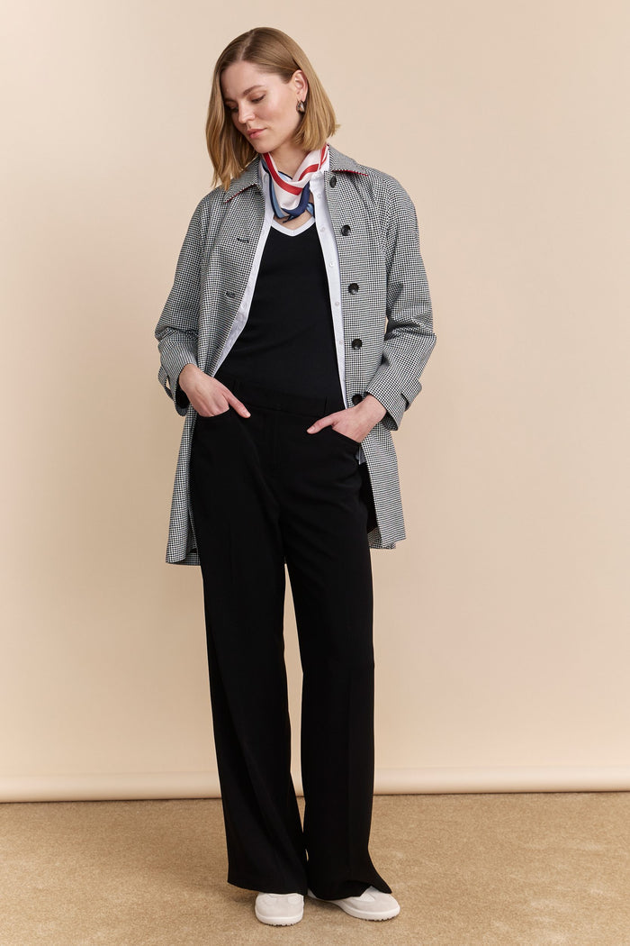 Houndstooth coat