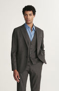 Houndstooth fitted blazer