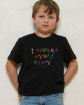 I Dressed Myself Today Black Kids T-Shirt
