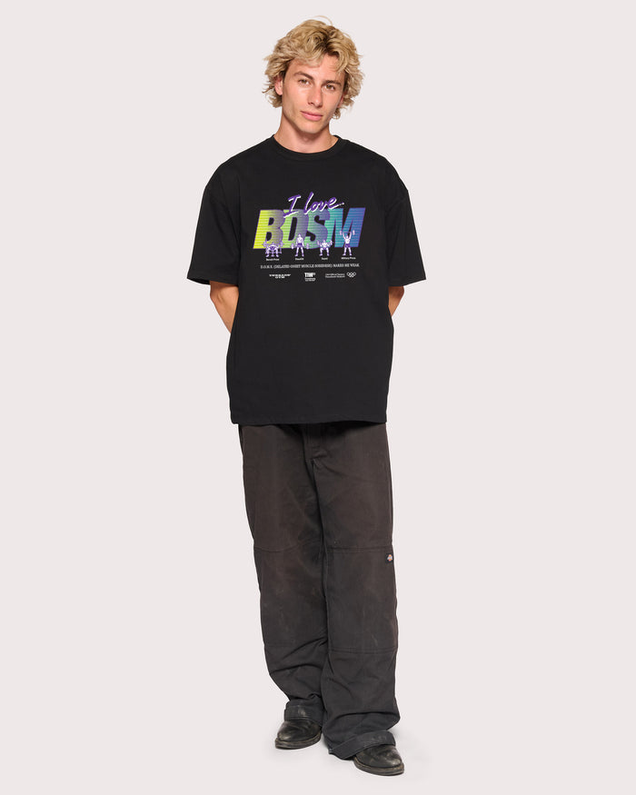 I Love BDSM Black Oversized Tee