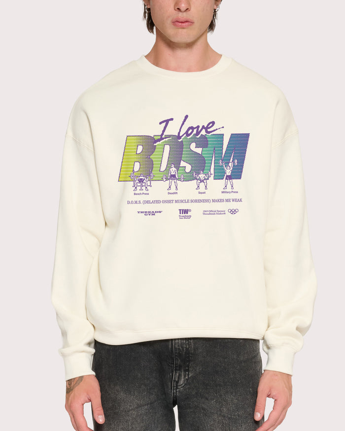 I Love BDSM Natural Sweatshirt