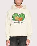 I Love Big Melons Natural Hoodie
