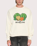 I Love Big Melons Natural Sweatshirt