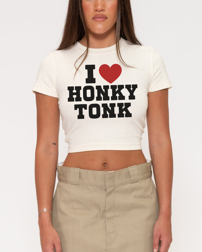 I Love Honky Tonk Natural Baby Tee