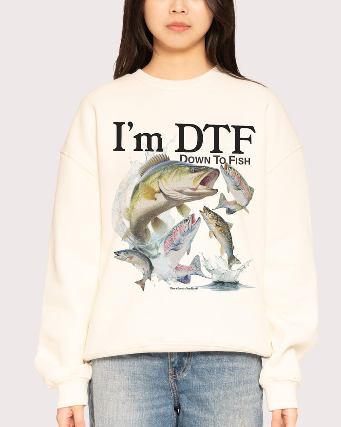 I’m DTF Natural Sweatshirt