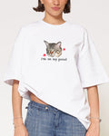 I’m On My Period White Oversized Tee