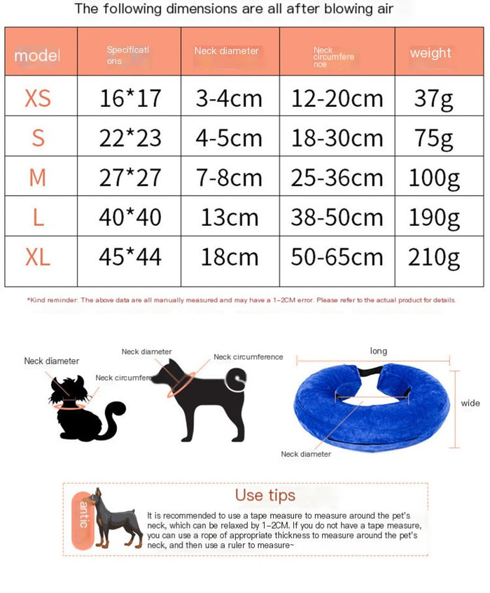 Inflatable Collars for Pets