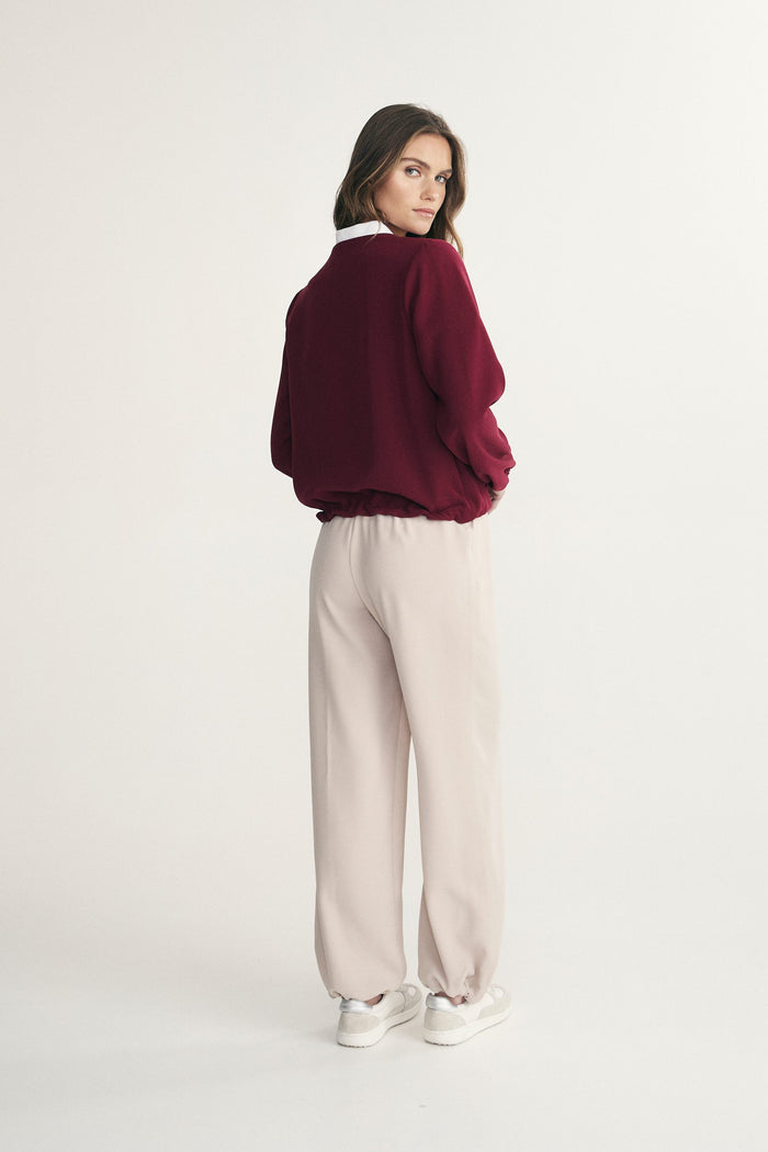 Jacket with drawstring