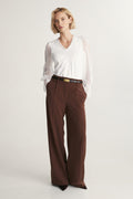Jersey top with combo puffy sleeve