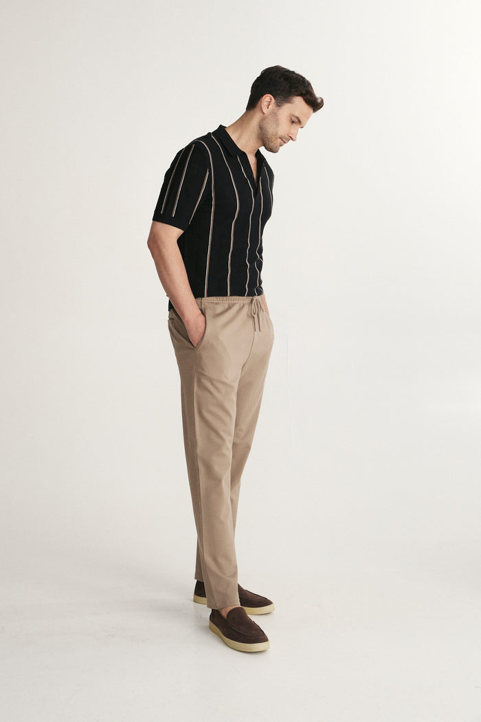 Jogger waist jersey pant