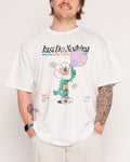 Just Do Nothing White T-Shirt