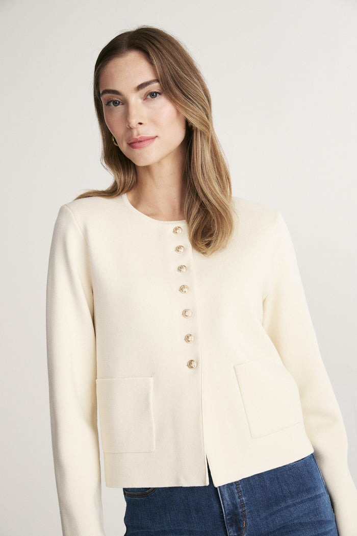 Knitted blazer