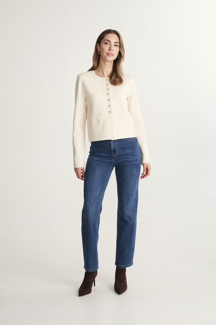 Knitted blazer