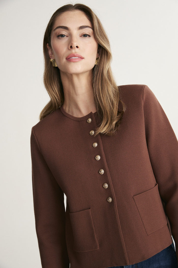 Knitted blazer