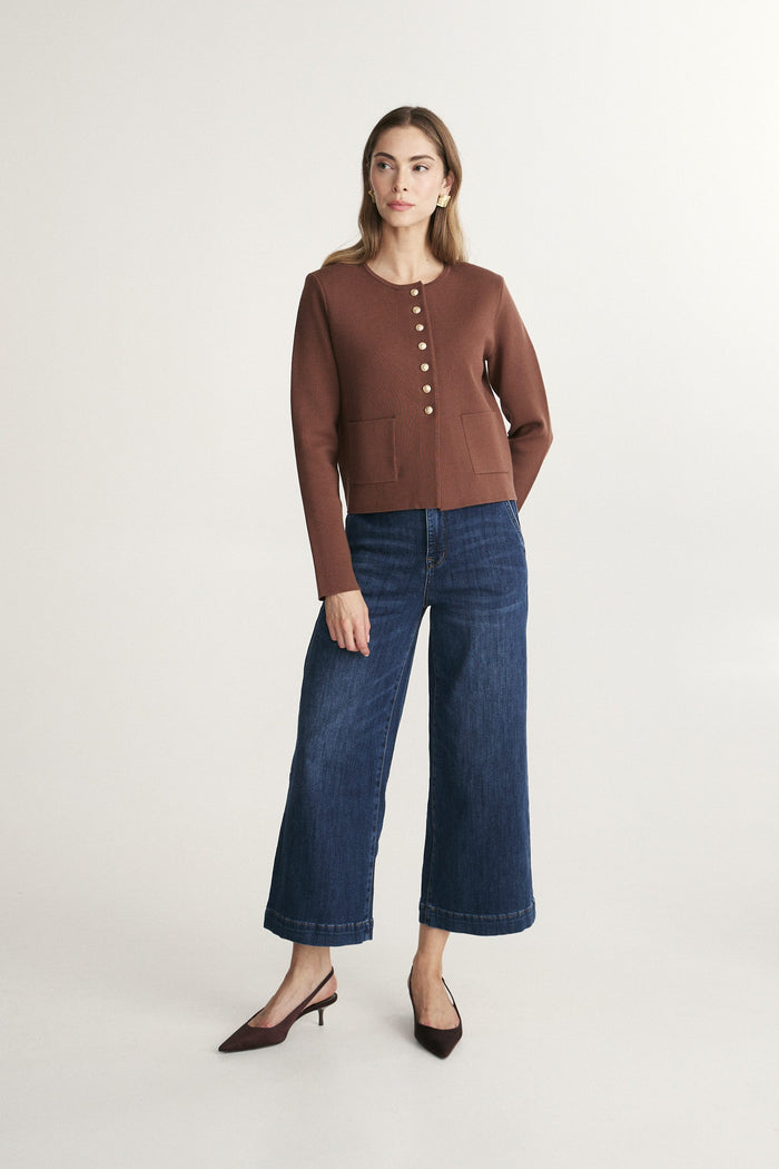 Knitted blazer