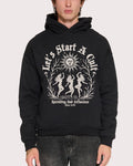 Let's Start a Cult Black Hoodie